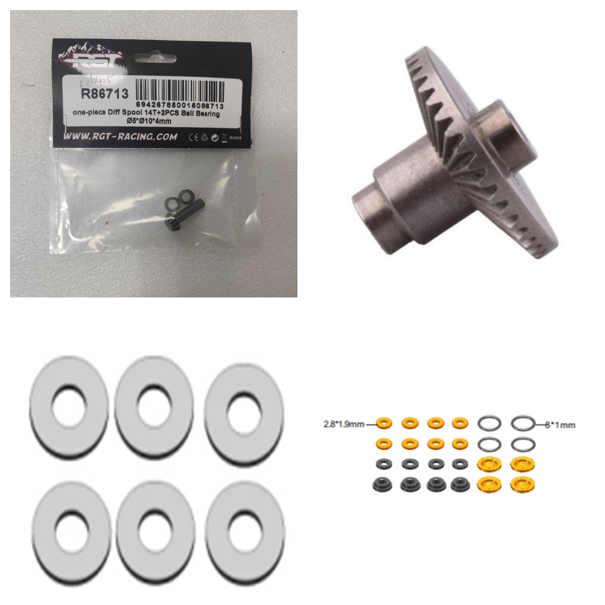 Rc Hobby Grade Crawler - RGT Spare parts R86713 R86239 R86537
