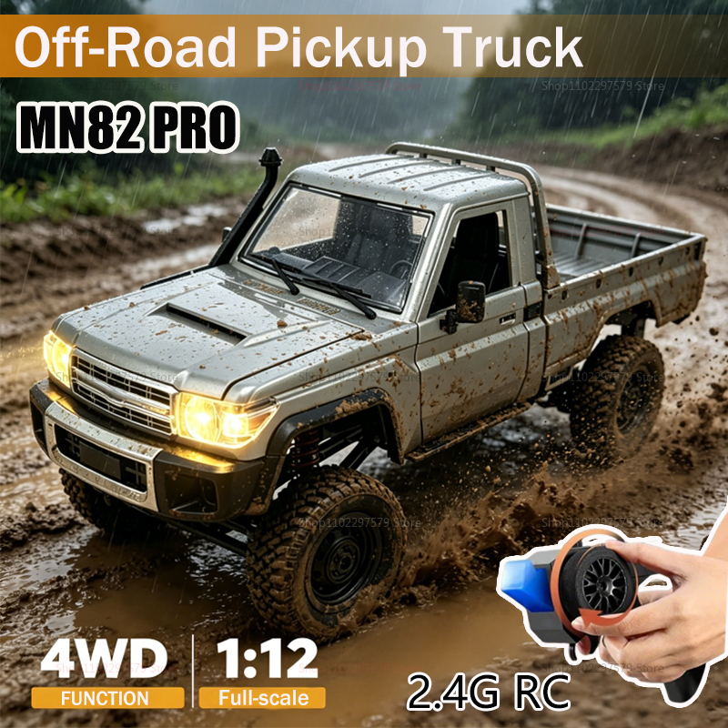 Rc Hobby Grade Crawler - Upgraded MN82 PRO Off-Road Car 4WD