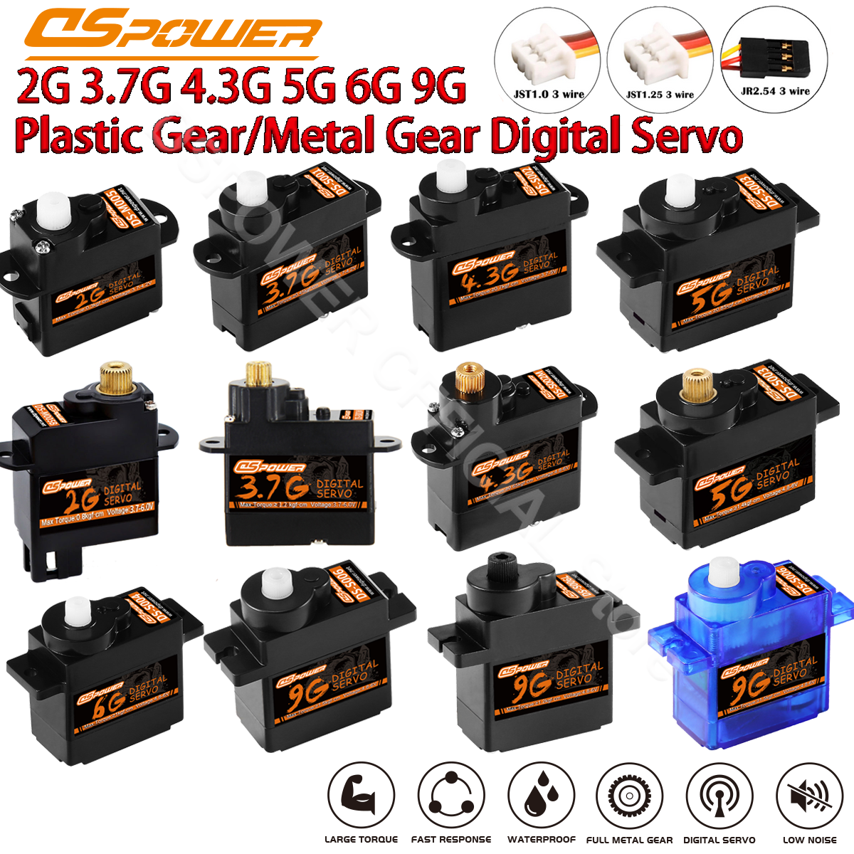 Esc Waterproof 60A - Dspower 2g 3.7g 4.3g 5g 6g