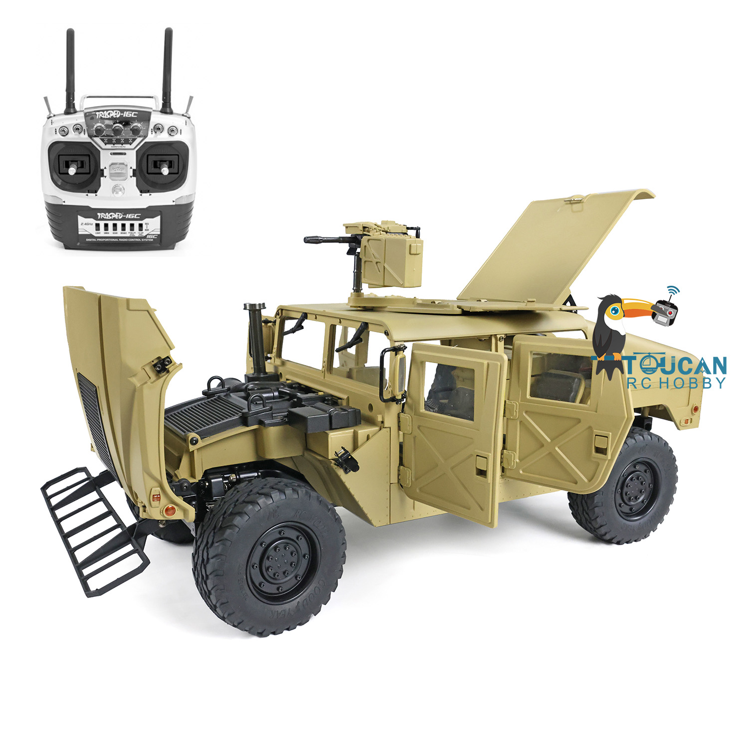 Rc Roc Hobby - 1/10 HG RC U.S. Military Vehicle