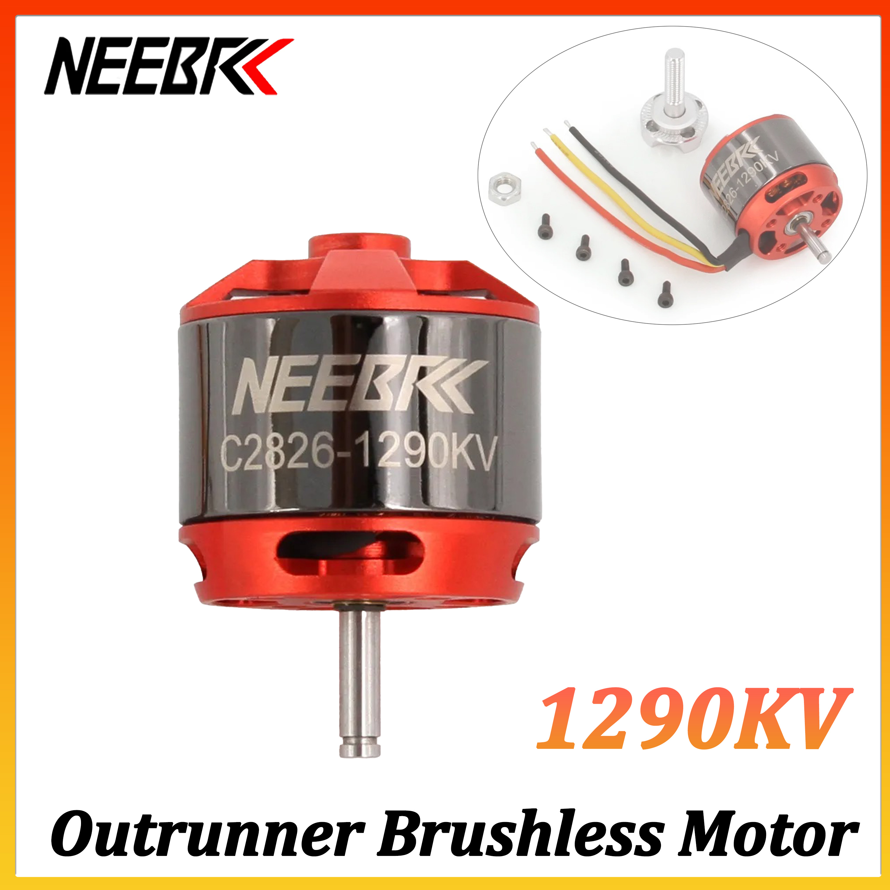Rc Plane Hobby Zone - NEEBRC 2826 Outrunner Brushless Motor 1290KV