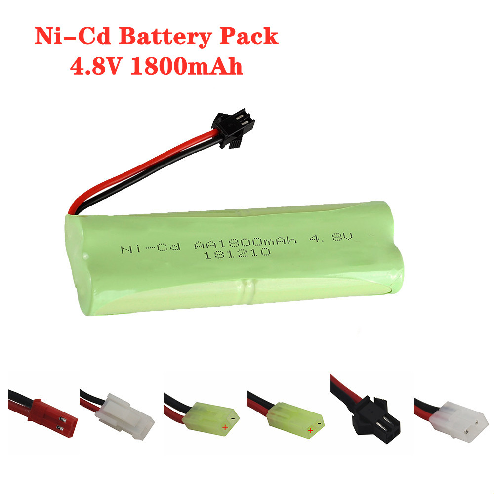 Rc Hobby Models - 4.8v 1800mah Battery NiCd AA 4.8V