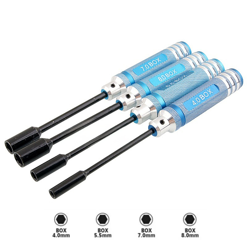 4Pcs Titanium Hex Screwdriver  – обзор и цена Rc Hobby Electric Screwdriver