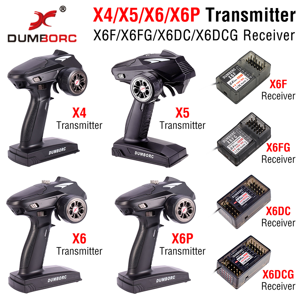 DUMBORC X6P 6CH 2.4G RC Radio  – обзор и цена Esc Waterproof 60A