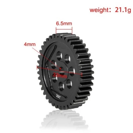 Metal Steel 39T 45T Spur Gear  – обзор и цена Rc Hobby Grade Crawler