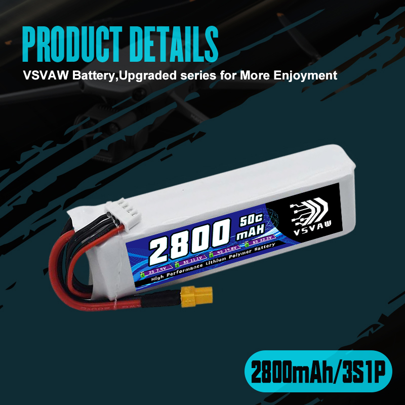 VSVAW 3S 2800mAh Lipo Battery  – обзор и цена Rc Hobby Models