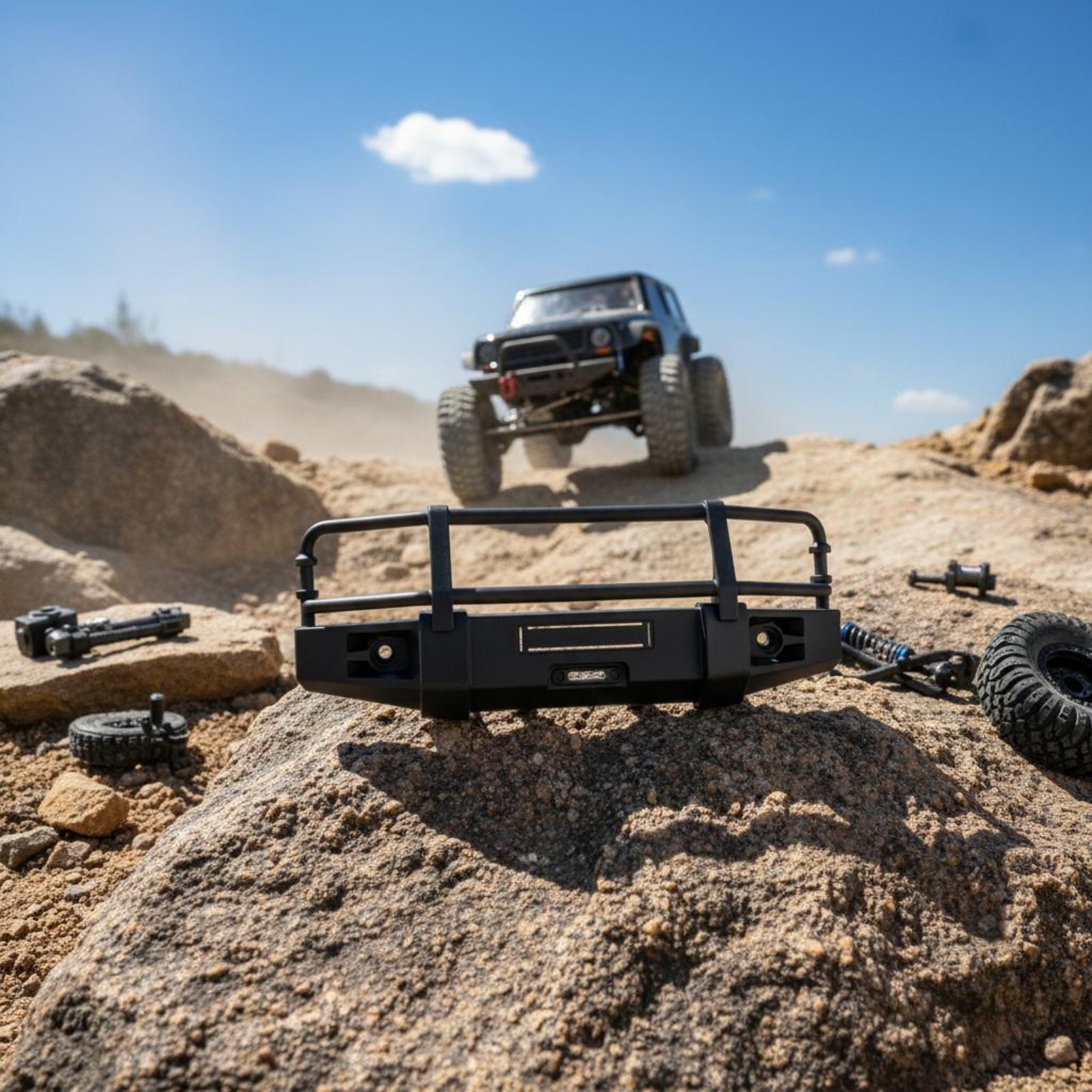 RC Crawler Front Bumper Shock  – обзор и цена Rc Hobby Motors