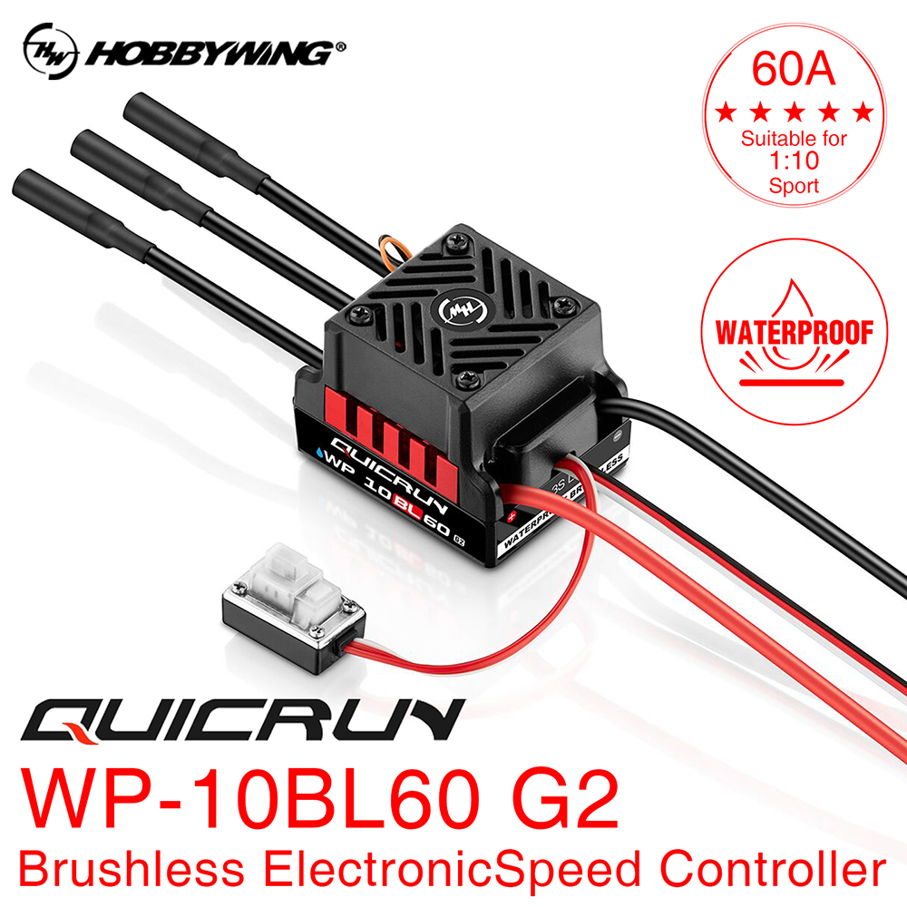 HobbyWing QuicRun WP 10BL60 RC – обзор и цена Esc Waterproof 60A