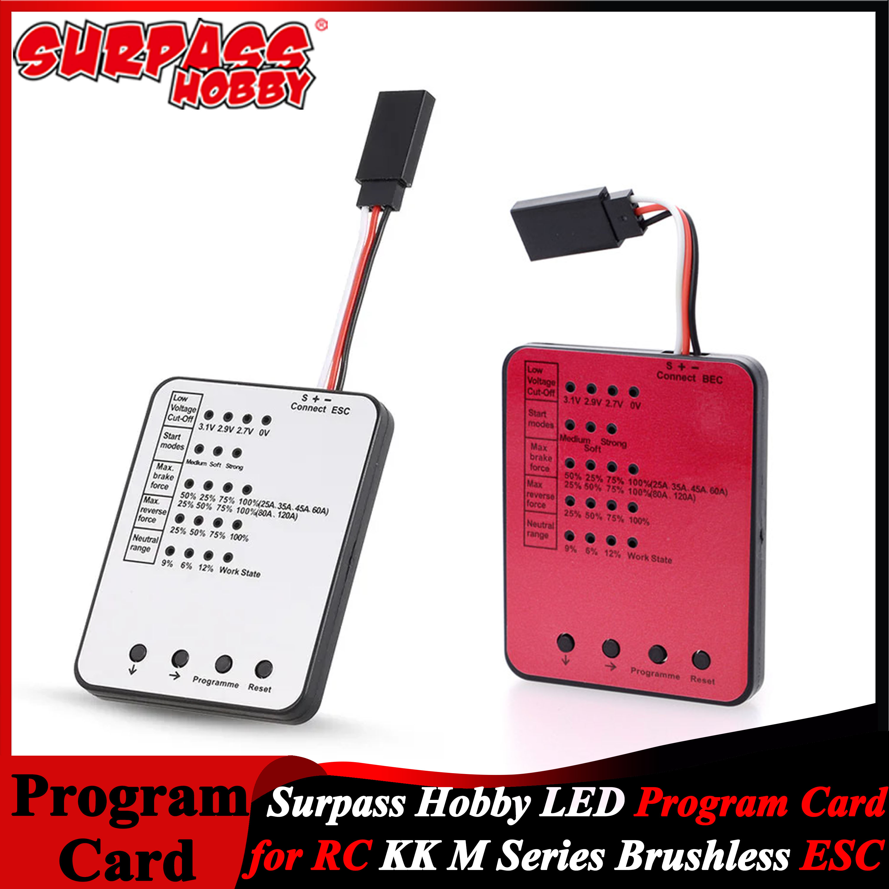 Surpass Hobby LED Programming  – обзор и цена Rc Hobby Motors