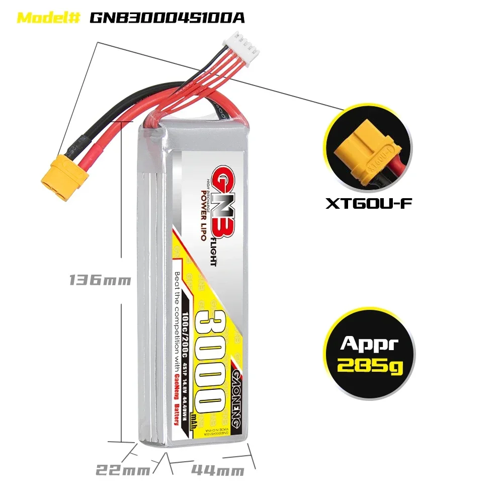 GAONENG GNB 3000mAh 4S 100C 20 – обзор и цена Rc Hobby Models