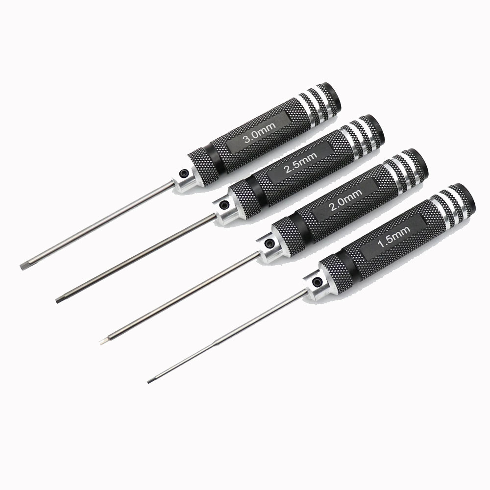 4PCS 1.5/2/2.5/3.0mm Black Hex – обзор и цена Rc Hobby Electric Screwdriver