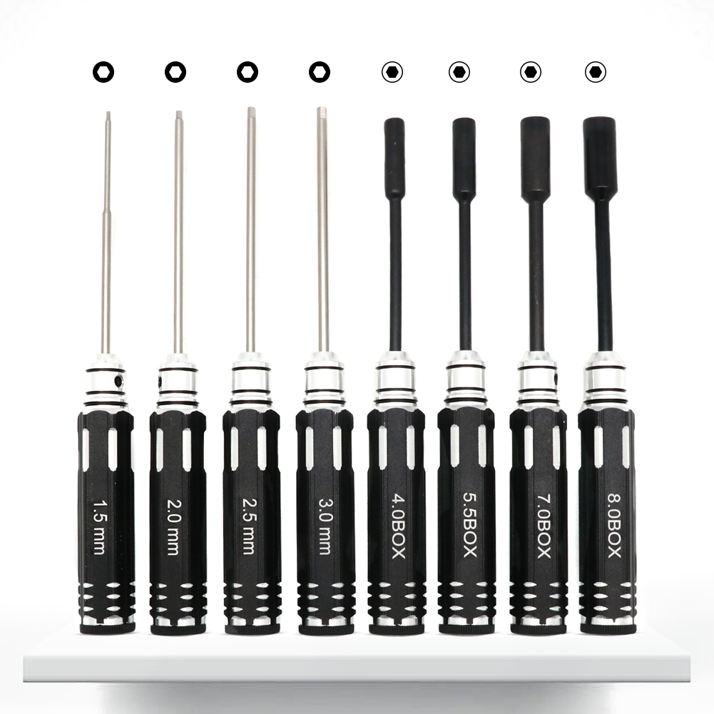 RC Hex Driver Set - 16pcs Hex  – обзор и цена Rc Hobby Electric Screwdriver