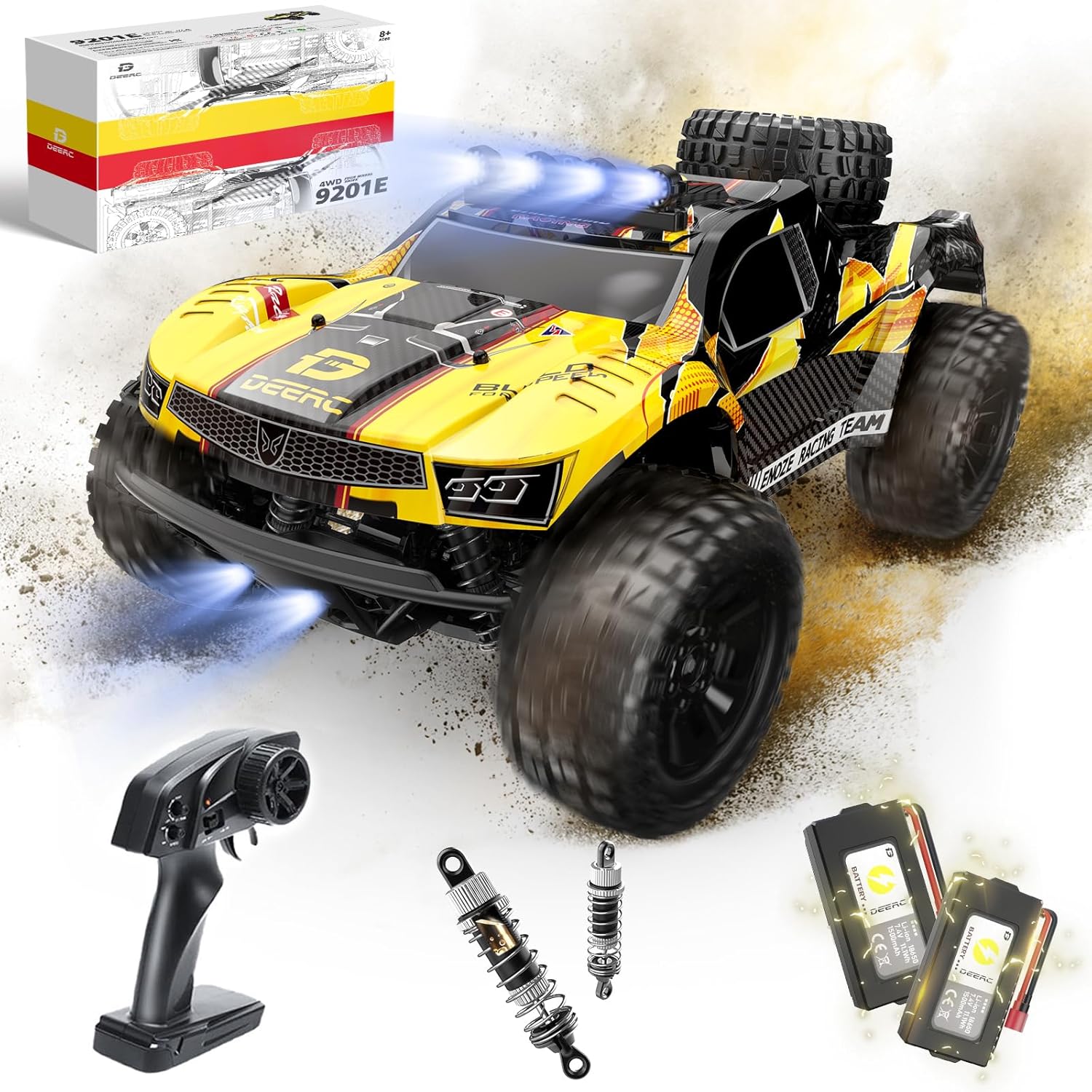 DEERC 9201E 1:10 Large Remote  – обзор и цена Rc Hobby Off Road