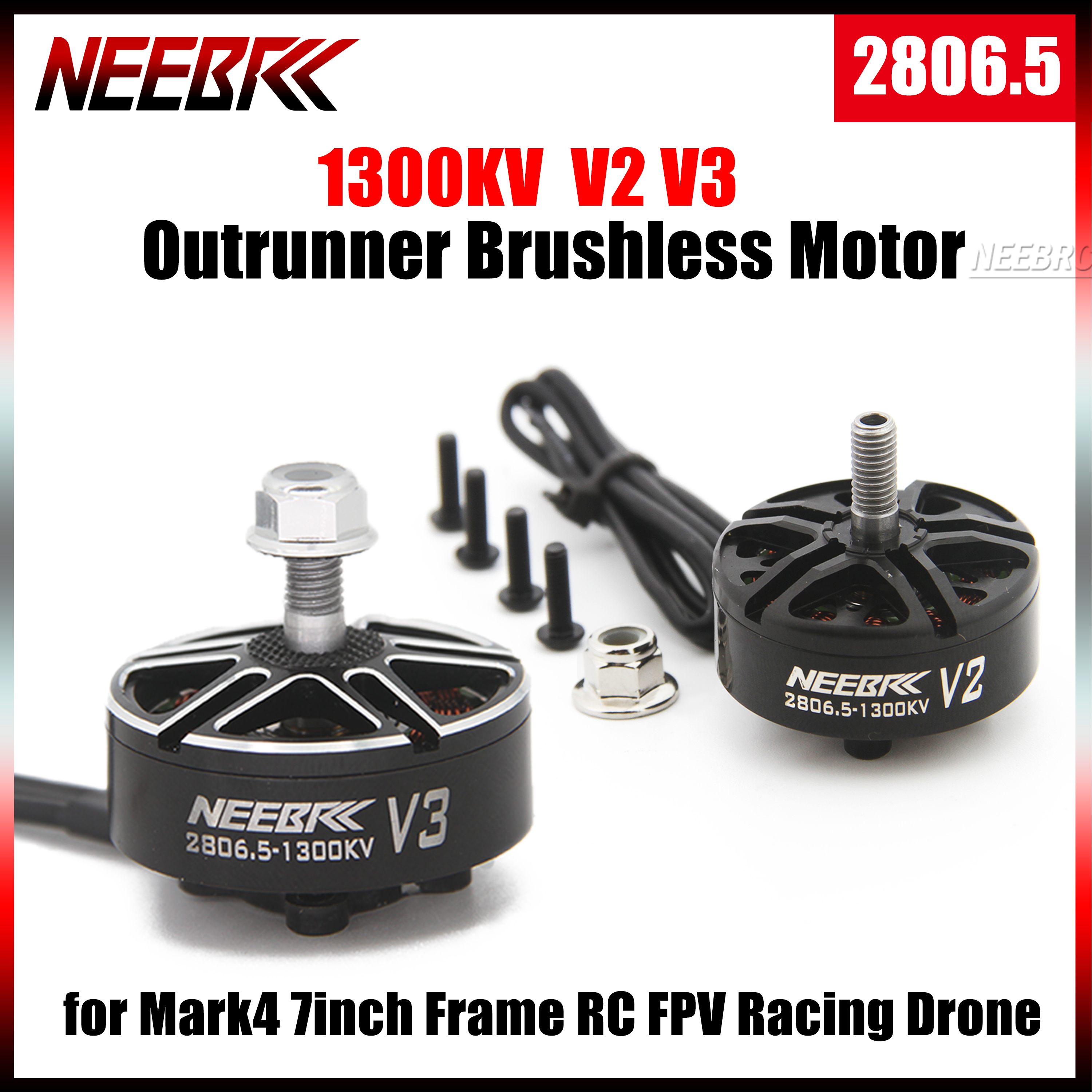 1/4PCS NEEBRC 2806.5 1300KV Ou – обзор и цена Rc Plane Hobby Zone