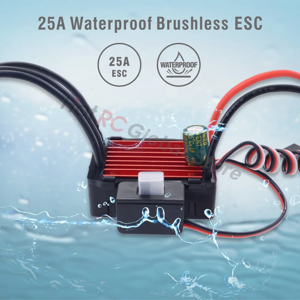 SURPASS HOBBY KK 25A 35A 45A 6 – обзор и цена Esc Waterproof 60A