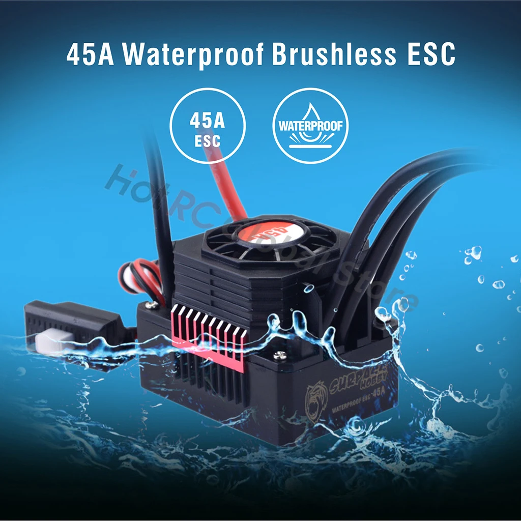 SURPASS HOBBY KK 25A 35A 45A 6 – обзор и цена Esc Waterproof 60A