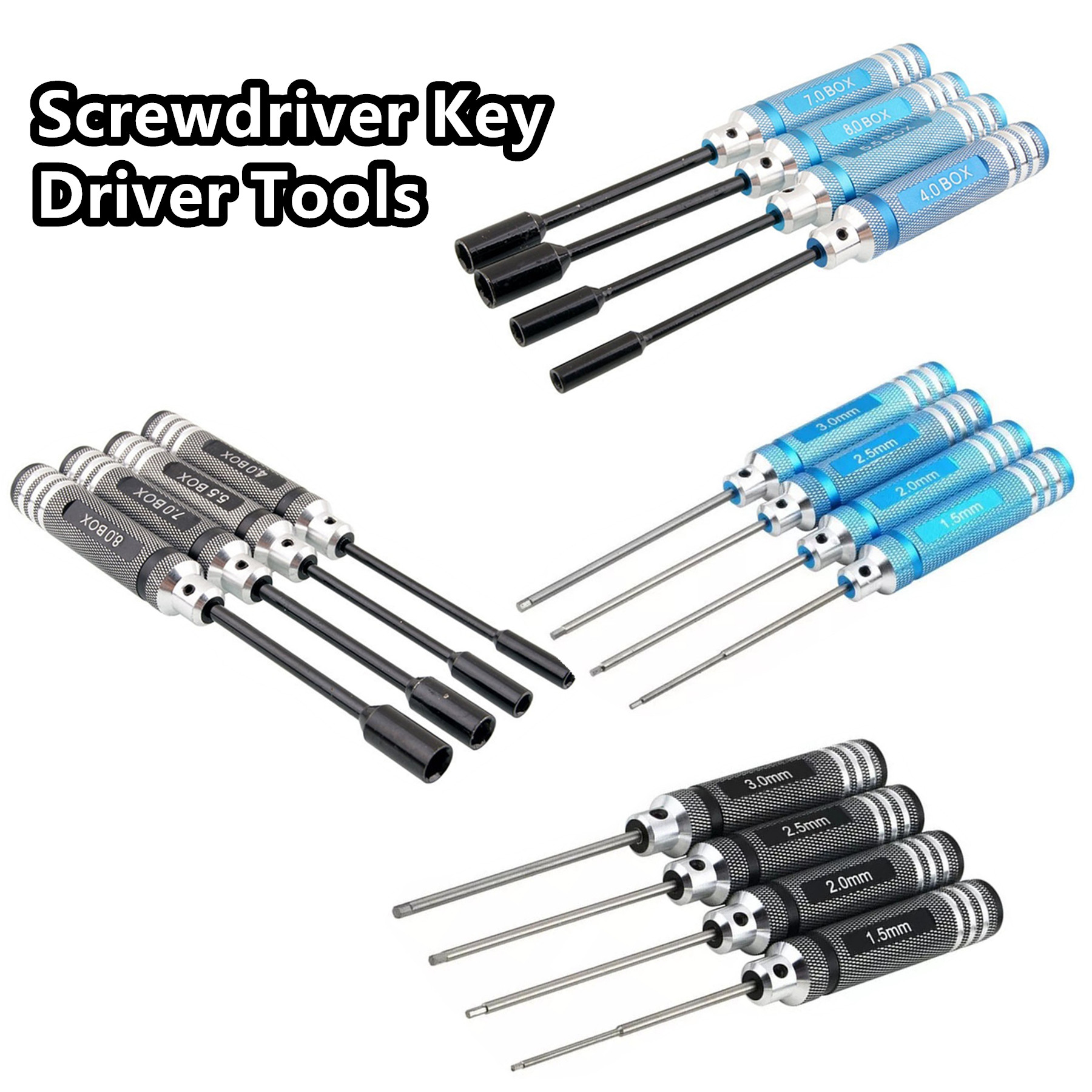 4Pcs Titanium Hex Screwdriver  – обзор и цена Rc Hobby Electric Screwdriver