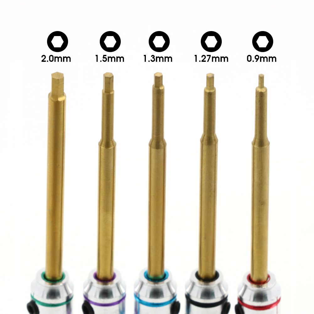 5pcs/set RC Mini 0.9mm 1.27mm  – обзор и цена Rc Hobby Electric Screwdriver