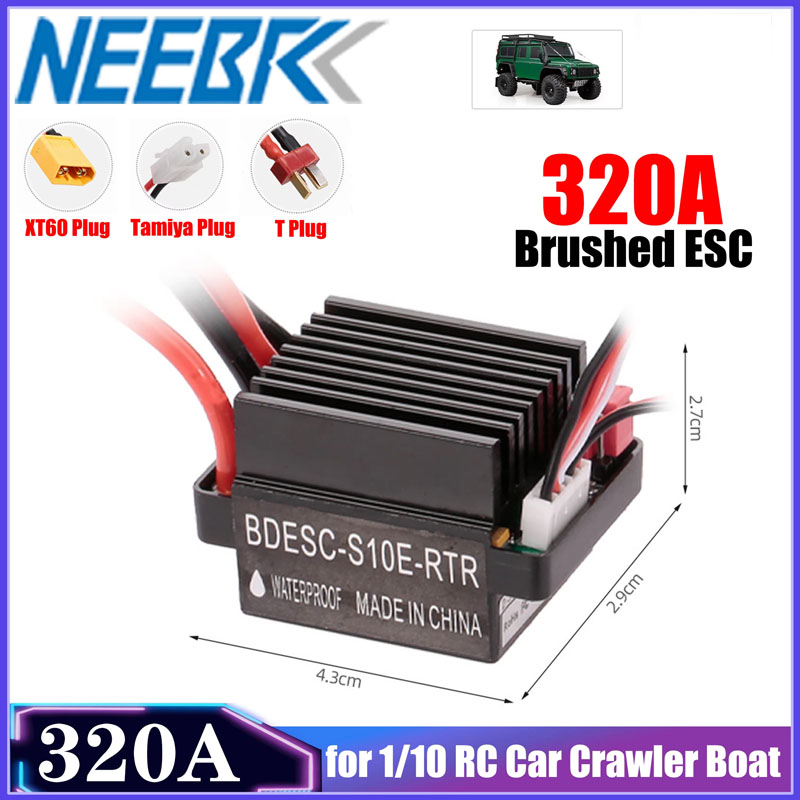 NEEBRC 320A Brushed ESC 60A El – обзор и цена Esc Waterproof 60A