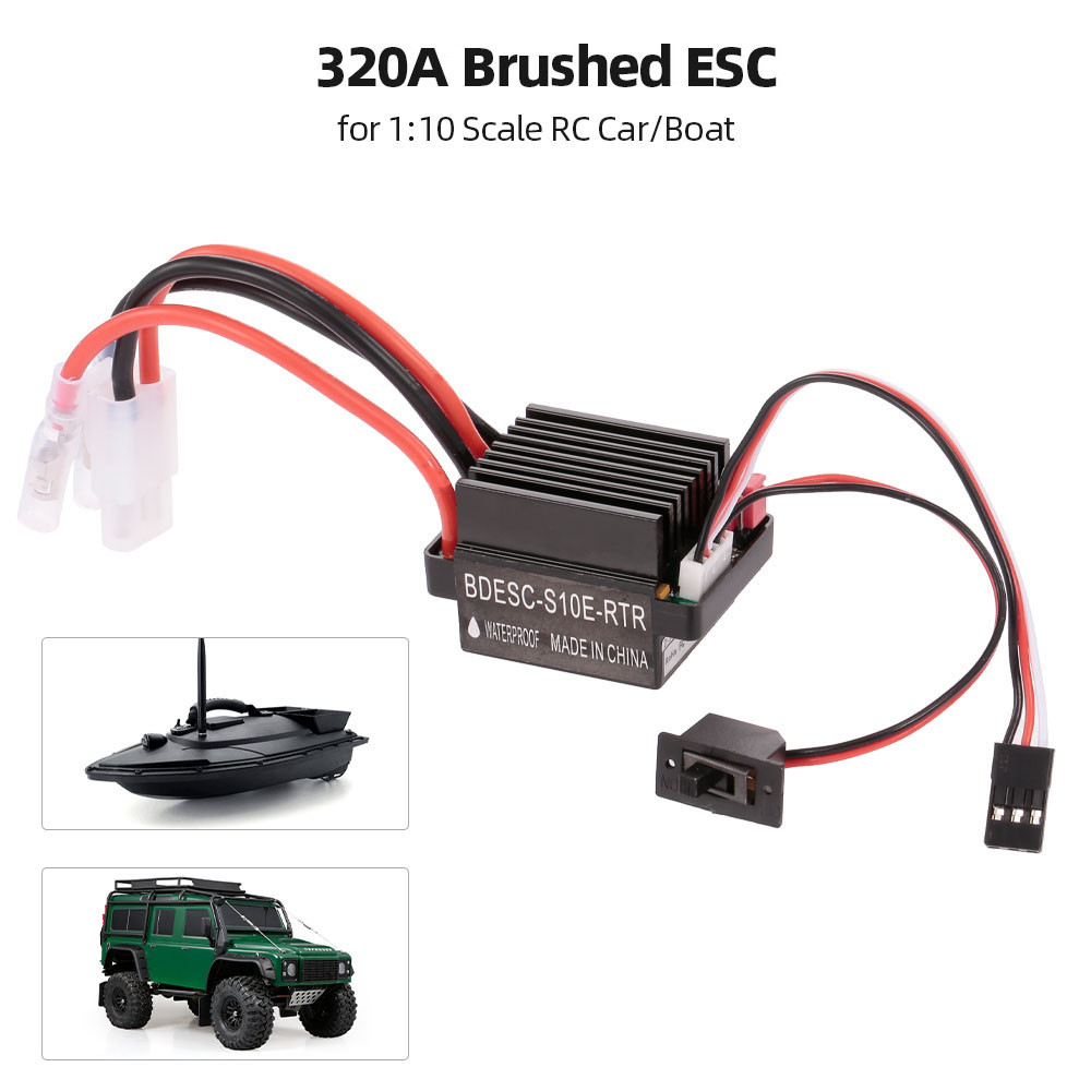 NEEBRC 320A Brushed ESC 60A El – обзор и цена Esc Waterproof 60A